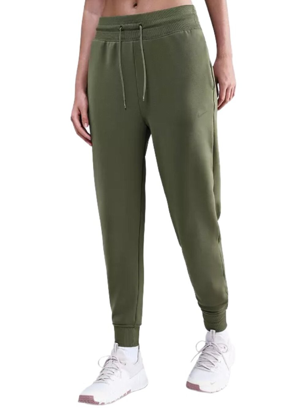 Nike One Therma-FIT 7/8 Joggers Women’s XL Olive Green NWT